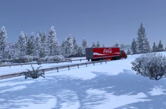 Мод ATS Frosty Winter Weather Mod V5.3 (1.53)