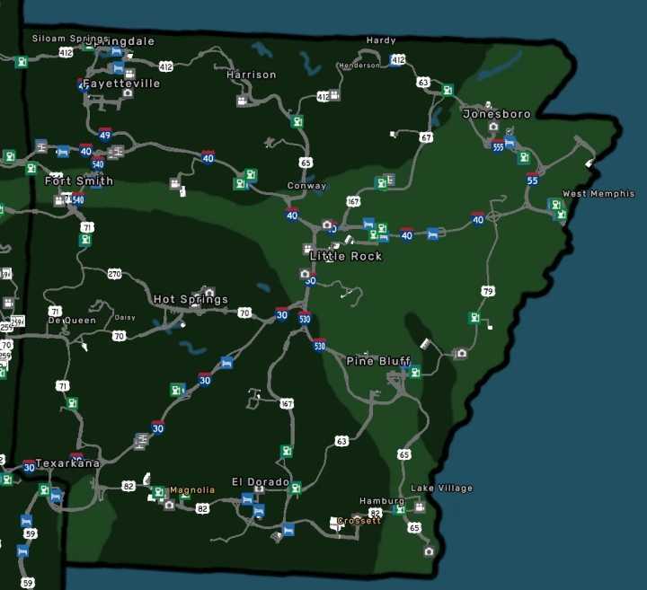 ATS Show Them All – Arkansas + V1.0 (1.53)