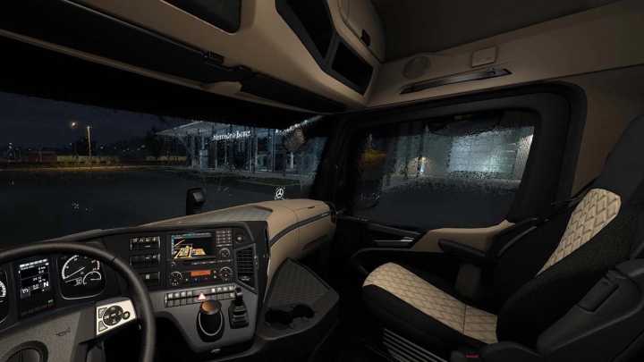 ETS2 Actros Plus New Actros Mp4 Cabin Overhaul V1.2 (1.53)