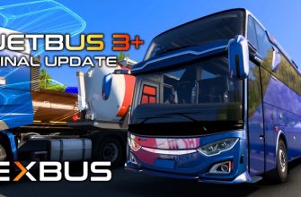ETS2 Adi Putro Jetbus 3+ Финальное обновление V1.0 (1.53)