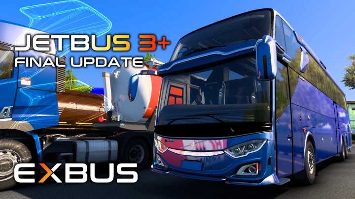 ETS2 Adi Putro Jetbus 3+ Final Update V1.0 (1.53)