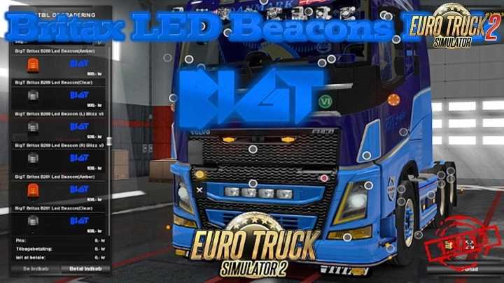 ETS2 Bigt Britax Led Beacons Pack (1.53)