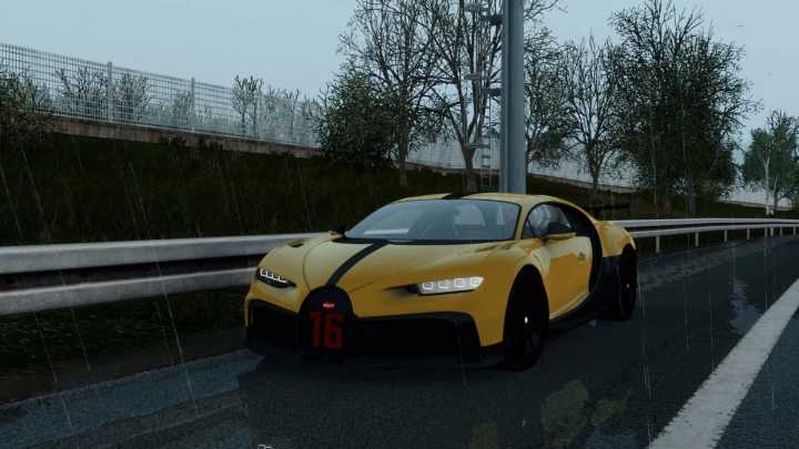 ETS2 Bugatti Chiron 2021 V2.5 (1.53)