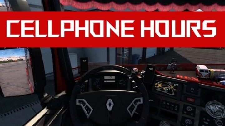 ETS2 Cellphone Hours V3.5 (1.53)