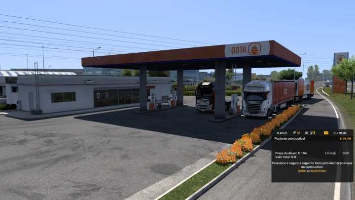 ETS2 Diesel Price (01.12.2024) V1.0 (1.53)