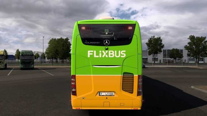 ETS2 Flixbus-Skin For Mb New Tourismo 16 Rhd V1.0 (1.53)
