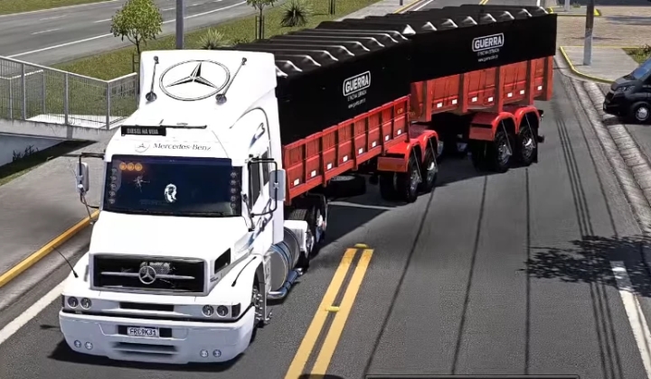 ETS2 Guerra Double Trailer And Single Trailer V1.0 (1.53)