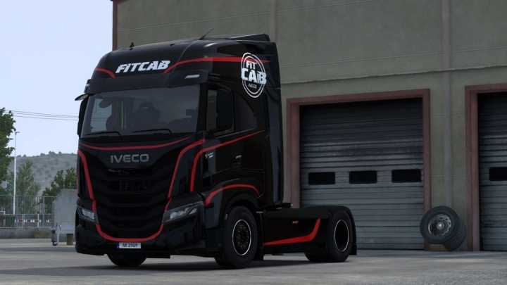 ETS2 Iveco S Way Fit Cab Skin V1.0 (1.53)