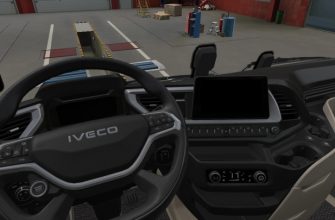 ETS2 Улучшенный интерьер Iveco S-Way V1.0 (1.53)