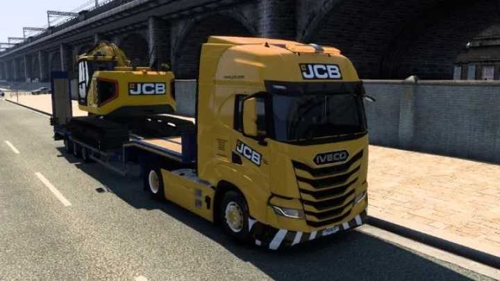 ETS2 Jcb Iveco S-Way Skin V1.0 (1.53)
