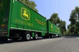 ETS2 John Deere S-Way & Trailer Skin V1.0 (1.53)