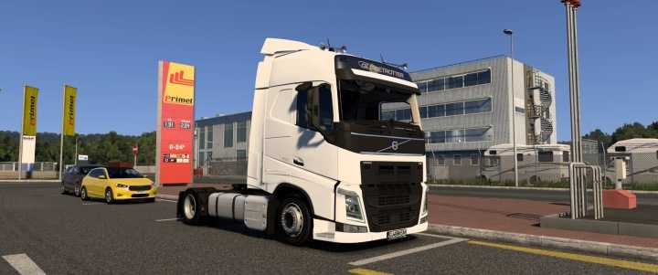ETS2 Low Deck Chassis Addon For Scs Volvo Fh4 V1.0 (1.53)