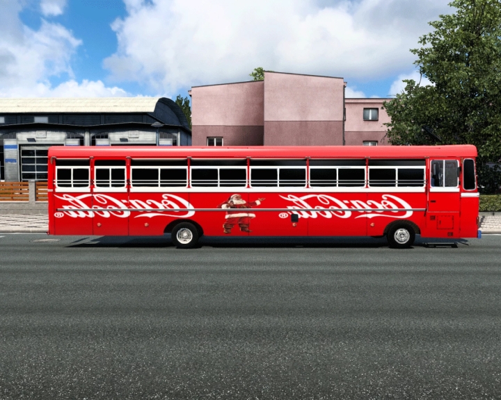 ETS2 Magic Santa Bus V1.0 (1.53)