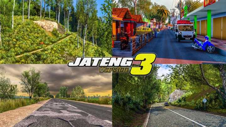 ETS2 Map Jateng V3.2 Save Profile (1.53)