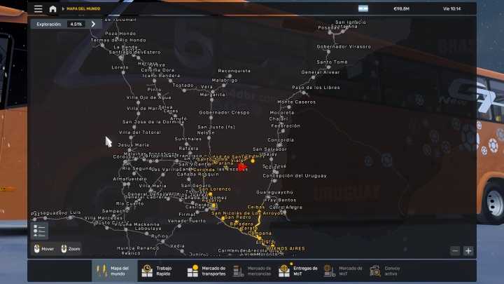 ETS2 Mapa Ceibo V2.7 Arg-Uru (1.53)