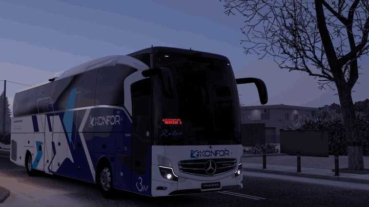 ETS2 Mercedes Benz Travego 16 Shd Be Konfor Turizm Skinpack V1.0 (1.53)