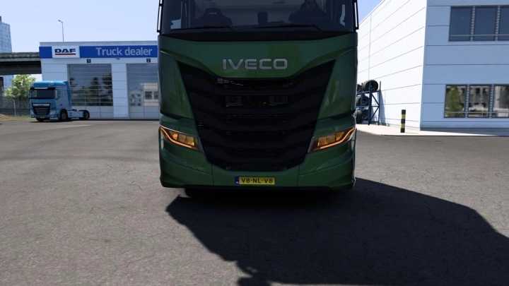 ETS2 Orange Drl/Headlight Iveco S-Way V1.0 (1.53)