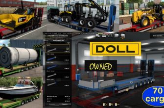 ETS2 Собственный перевес прицепа Doll Panther V1.4.20 (1.53)