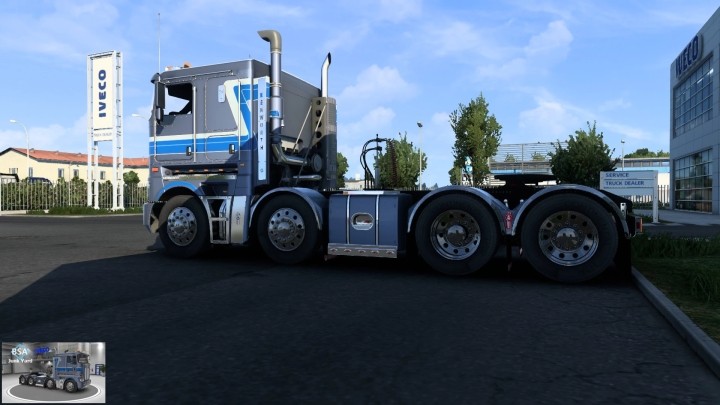 ETS2 Rta-Mods Kenworth K200 (Bsa Extended) (1.53)