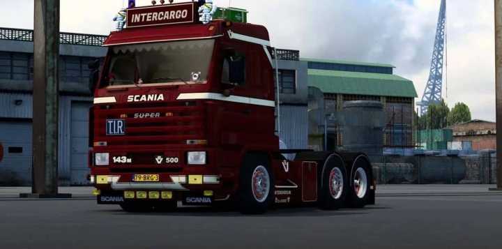 ETS2 Scania 143M 500 V8 Intercargo V1.7 (1.53)