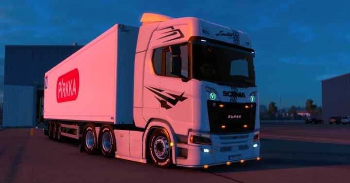ETS2 Scania S White Skin V1.0 (1.53)