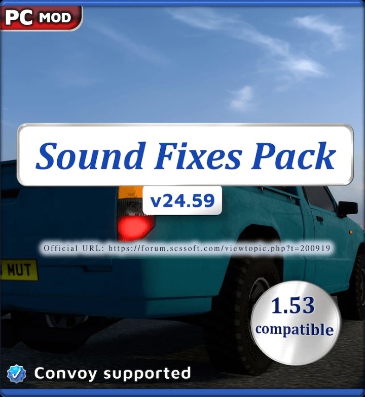 ETS2 Sound Fixes Pack V24.59 (1.53)