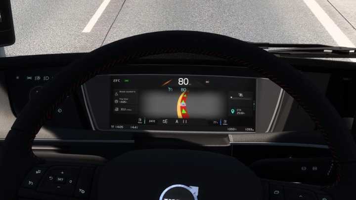 ETS2 Volvo Fh6 Improved Dashboard V1.0 (1.53)