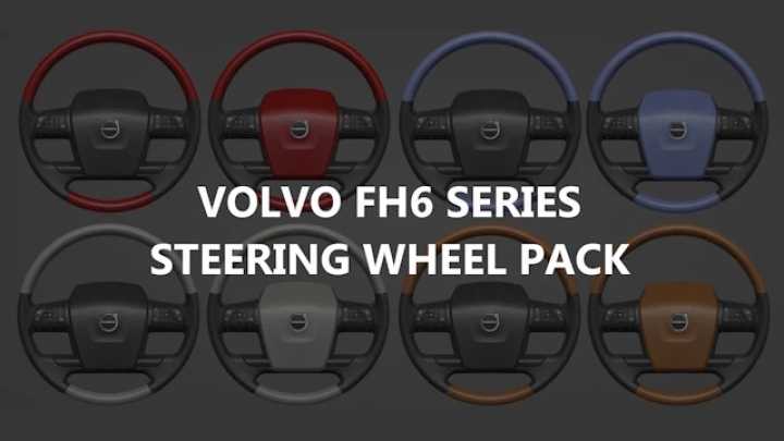 ETS2 Volvo Fh6 Series Steering Wheel Pack V1.0 (1.53)