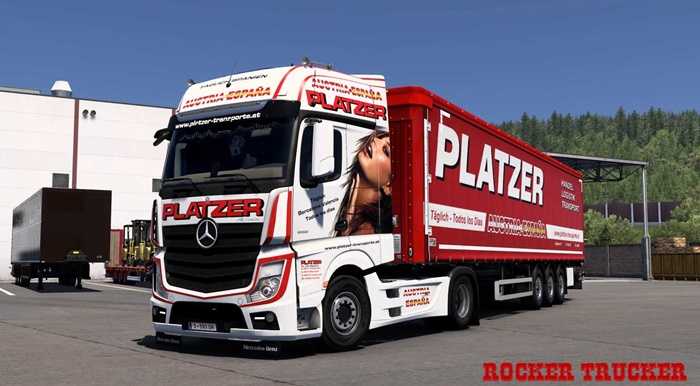 ETS2 Platzer Spedition & Transport Skin Pack V1.0 (1.53)