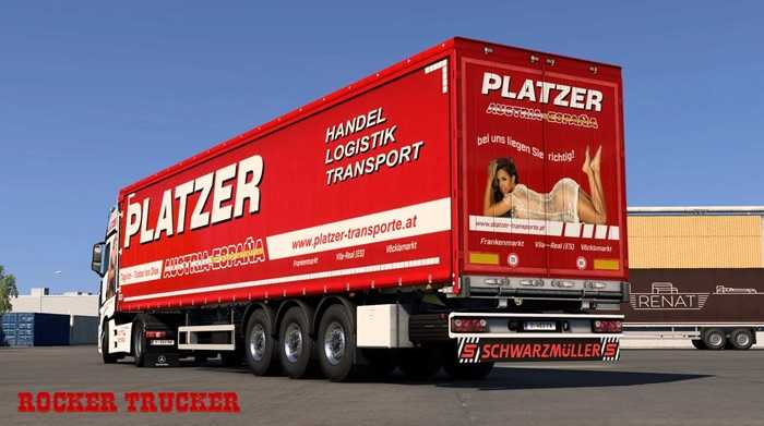 ETS2 Platzer Spedition & Transport Skin Pack V1.0 (1.53)