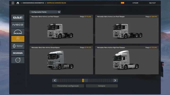ETS2 All Trucks At The Dealer (31.12.2024) V1.0 (1.53)