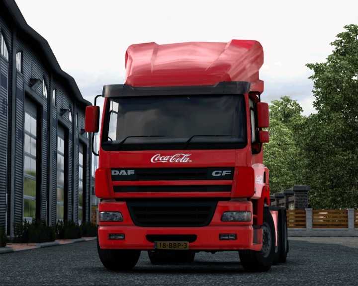 ETS2 Daf Cf 85 Coca Cola Skin V1.0 (1.53)