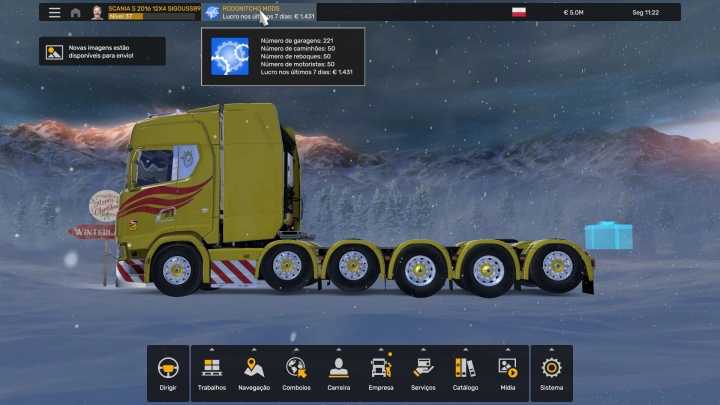 ETS2 Profile Scania S 2016 12X4 Sigouss89 (01.01.2024) V1.1 (1.53)