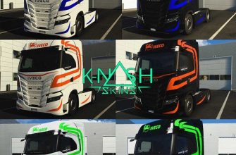 ETS2 1.53 – Скины Iveco S-Way V1.0