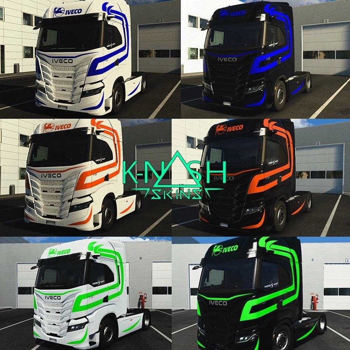 ETS2 1.53 – Iveco S-Way Skins V1.0