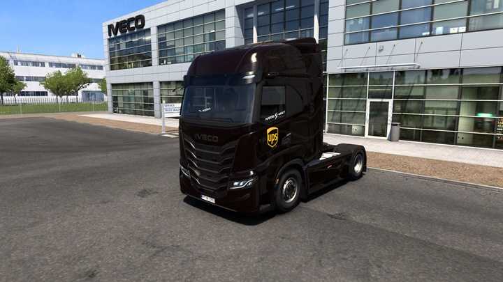 ETS2 1.53 – Iveco S-Way UPS Skin V1.0