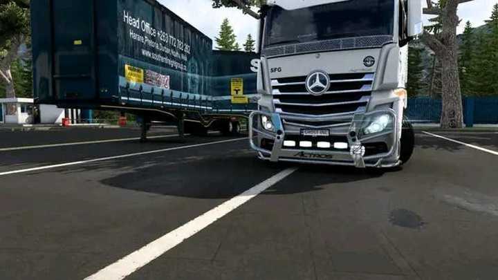 Mercedes-Benz MP4 Actros Bullbars V1.0