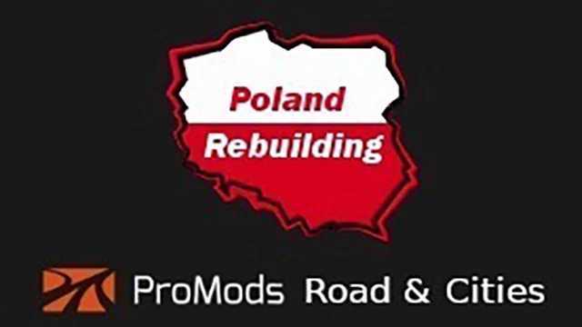 ETS2 1.53 – ProMods Road & Cities Poland Rebulding Merge V2.5.11.1A