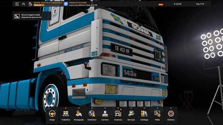 ETS2 1.53 – Scania 143M PB Kok & ZN Holland Profile Mod V1.0