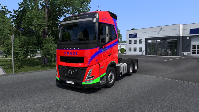 ETS2 1.53 – TM Volvo FH6 Aero (SCS) Multicolor Skin V1.0
