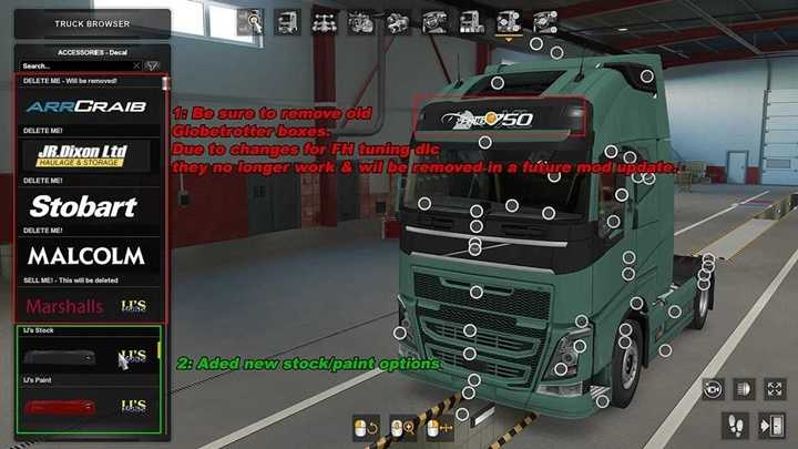 ETS2 1.53 – Truck Accessory Pack V6.4