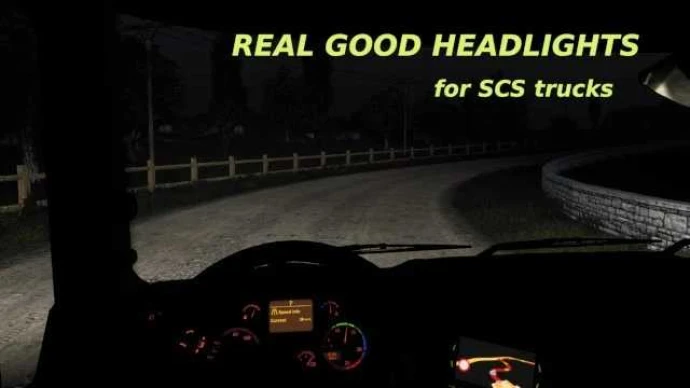 ETS2 1.53 - Real Good Headlights for SCS Trucks V1.0