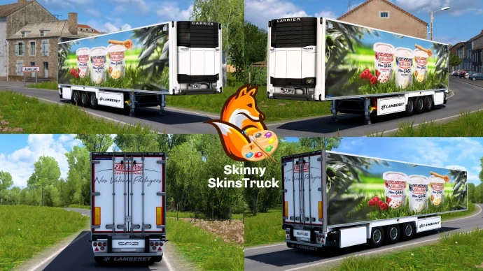 ETS2 1.53 - Skins Elle&Vire Lambret de Fred V1.0