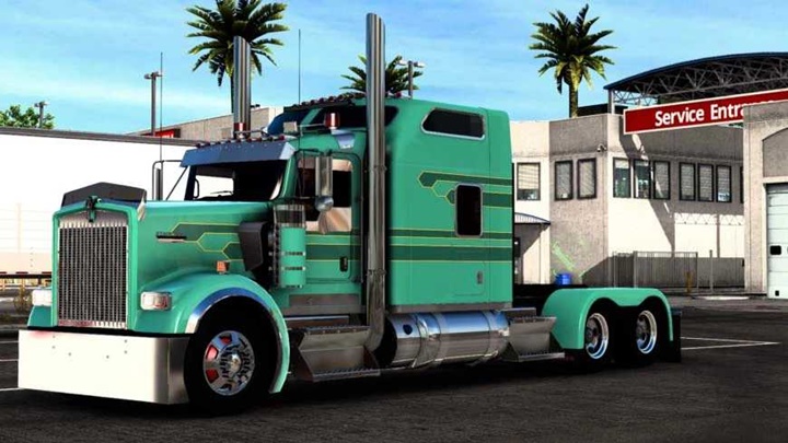 ATS – Настраиваемый Kenworth W900b (1.53)