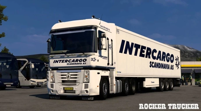 ETS2 1.53 - Intercargo Scandinavia Skin Pack V1.1