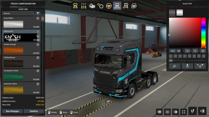 ETS2 1.53 - Optimus Combo Skin Pack V1.0