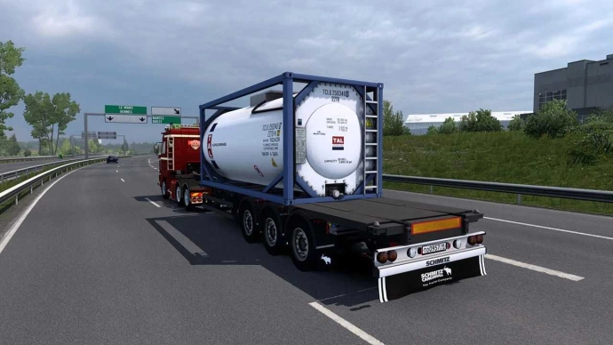 ETS2 1.53 - Schmitz 40ft-20ft Trailer