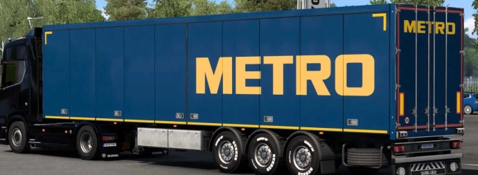 ETS2 1.53 - Metro Skin SCS Box Trailer V1.0