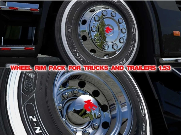ETS2 1.54 - Wheel Rim Pack for Trucks and Trailers