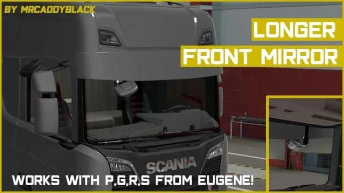 ETS2 1.53 - Lower Mirror for Scania Next Gen V1.2